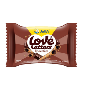 Julie's Love Letters Wafers Choc 576g